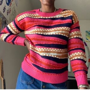 Skies Are Blue Textured Sweater Coogi Style